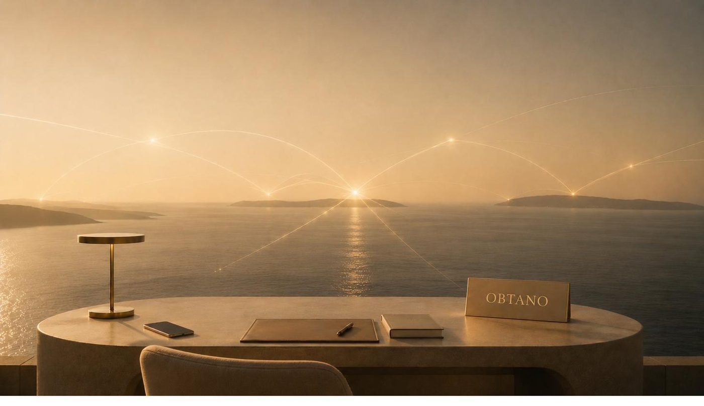 Obtano Schreibtisch mit Meerblick — weltweite Beschaffung