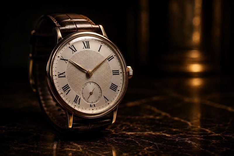 Vintage-Uhr mit römischen Ziffern